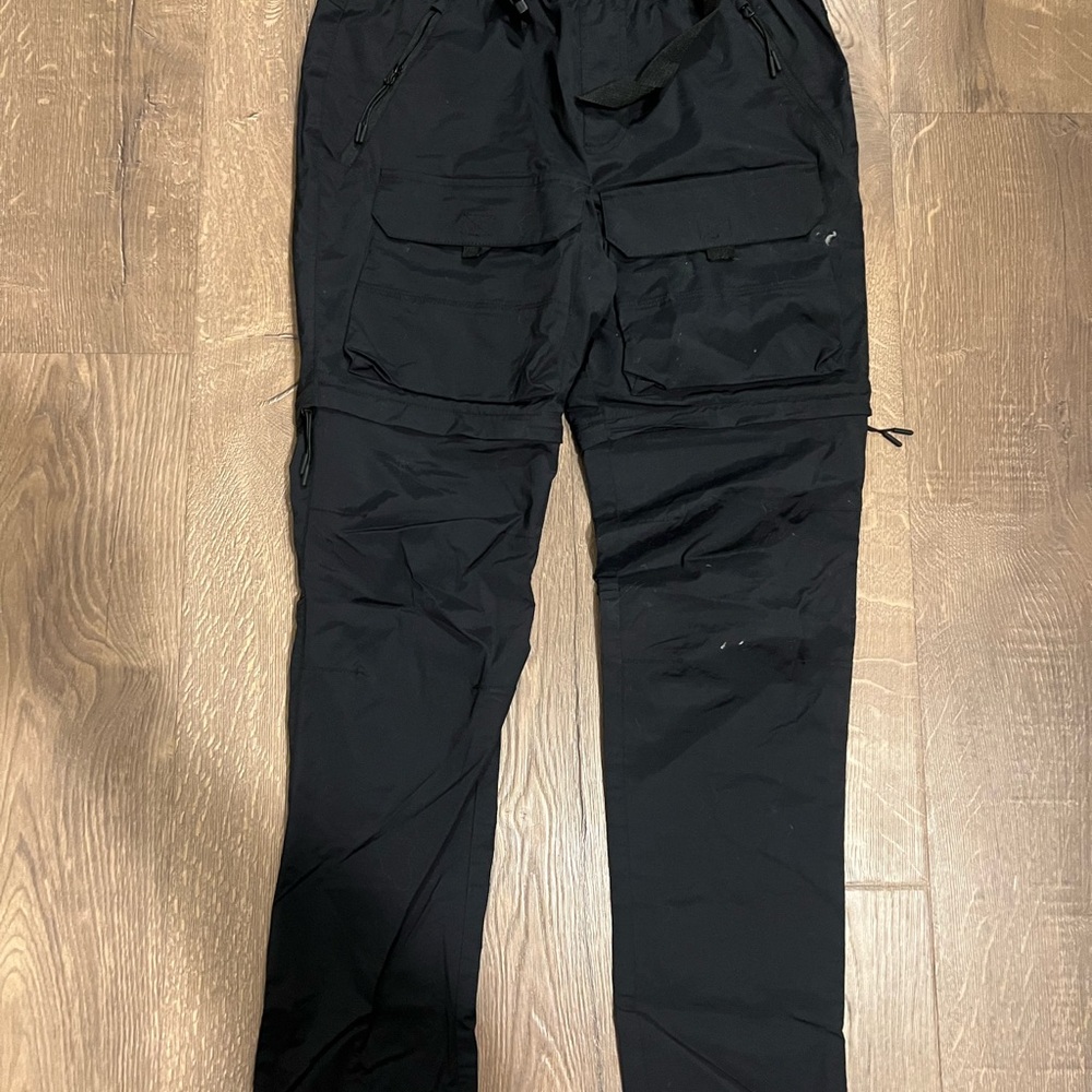 PacSun Jet Black Cargo Pants